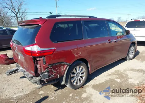 2016 Toyota Sienna Limited Premium 7 Passenger from USA, damaged, VIN 5TDDK3DC0GS132653